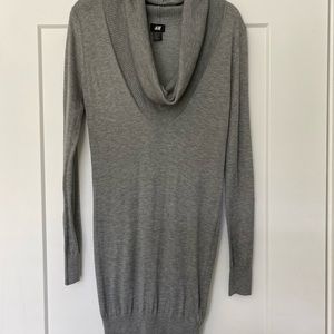 H&M Gray Sweater Tunic NWT